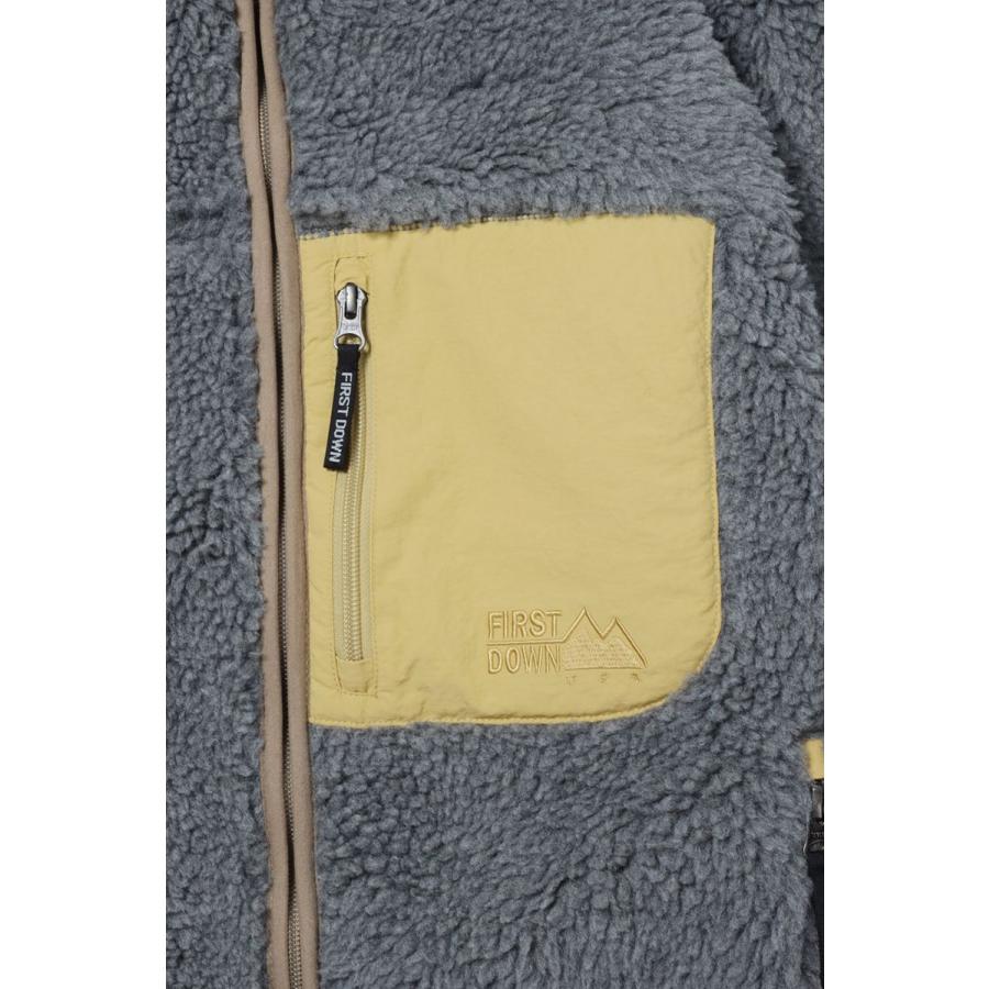 【P5倍 / SALE】BOA FLEECE JKT -HEATHER GRAY(F542015) [BP] First Down -Men-(ファースト・ダウン)First Down | FIRST DOWN | 10