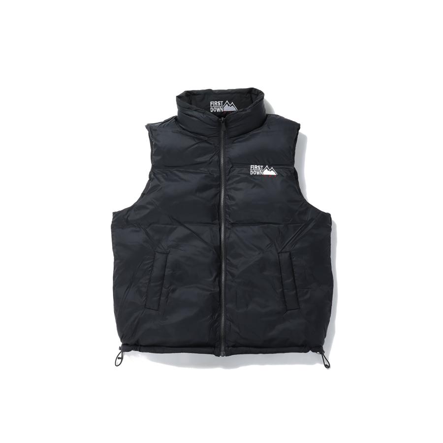 【P5倍 / SALE】BUBBLE DOWN VEST MICROFT? -BLACK(F542002) [BP] First Down -Men-(ファースト・ダウン)First Down | FIRST DOWN | 10