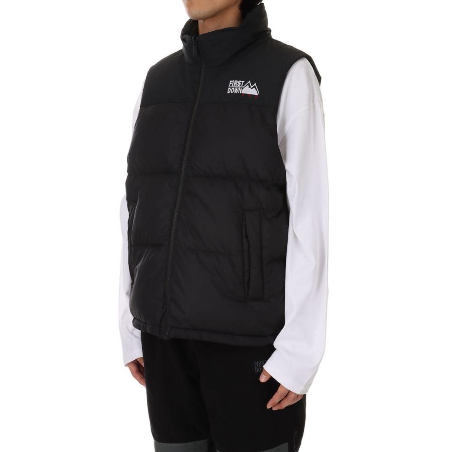 【P5倍】BUBBLE DOWN VEST MICROFT? -BLACK(F542002) [BP] First Down -Men-(ファースト・ダウン)First Down | FIRST DOWN | 01