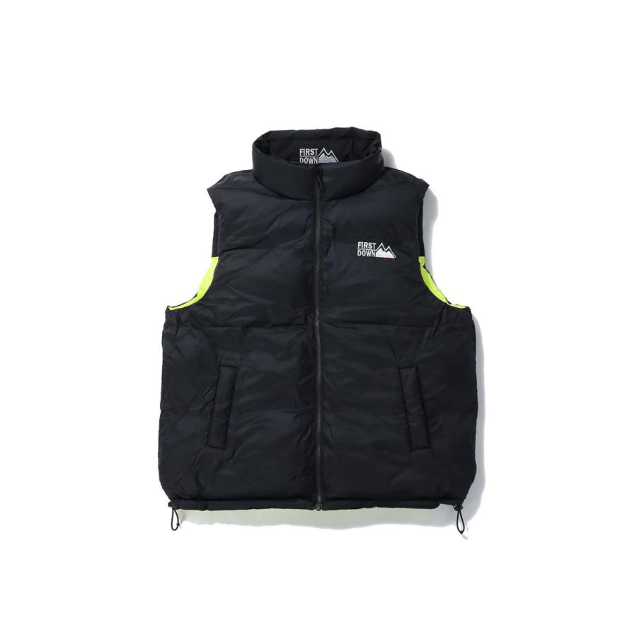 【P5倍 / SALE】BUBBLE DOWN VEST MICROFT? -YELLOW(F542002) [BP] First Down -Men-(ファースト・ダウン)First Down | FIRST DOWN | 11