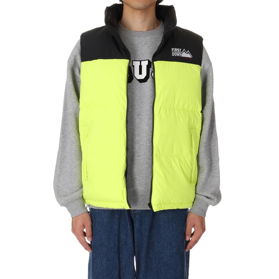 【P5倍 / SALE】BUBBLE DOWN VEST MICROFT? -YELLOW(F542002) [BP] First Down -Men-(ファースト・ダウン)First Down | FIRST DOWN | 03