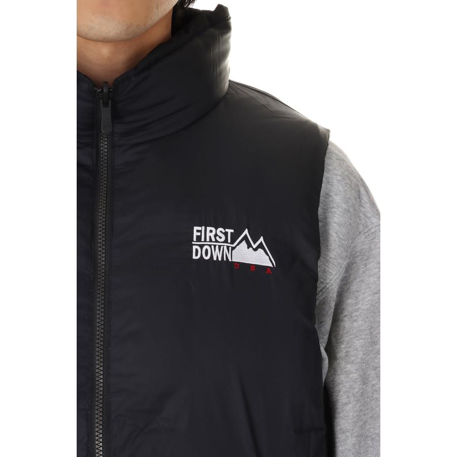 【P5倍 / SALE】BUBBLE DOWN VEST MICROFT? -YELLOW(F542002) [BP] First Down -Men-(ファースト・ダウン)First Down | FIRST DOWN | 07