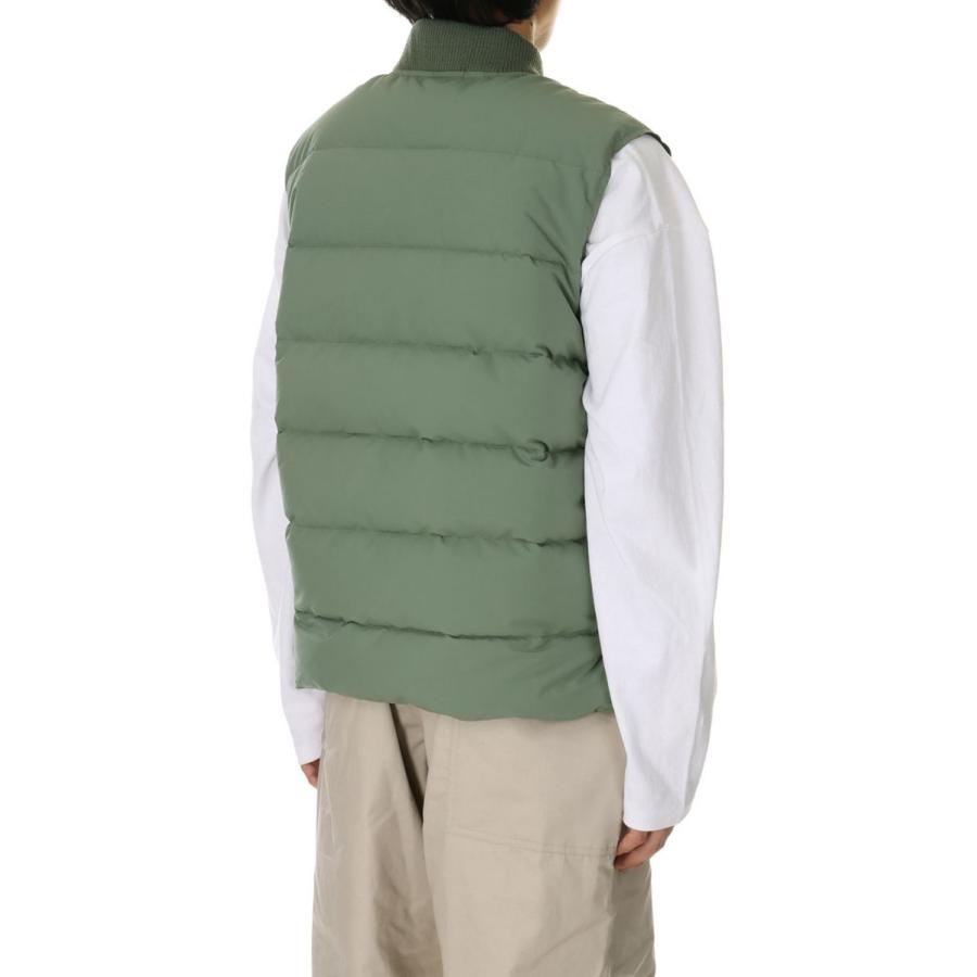 【P5倍】RIB DOWN VEST DICROS? MAURI -KHAKI(F542007) [BP] First Down -Men-(ファースト・ダウン)First Down | FIRST DOWN | 02