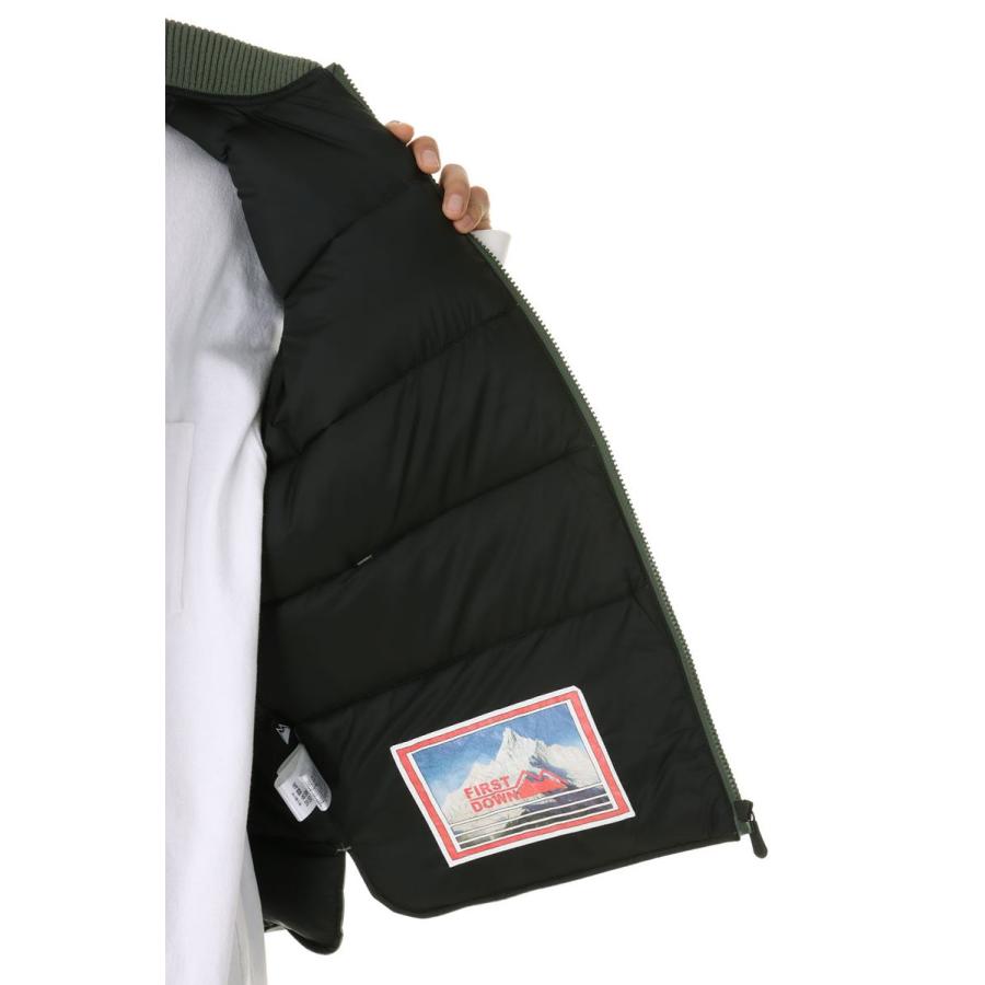 【P5倍】RIB DOWN VEST DICROS? MAURI -KHAKI(F542007) [BP] First Down -Men-(ファースト・ダウン)First Down | FIRST DOWN | 05