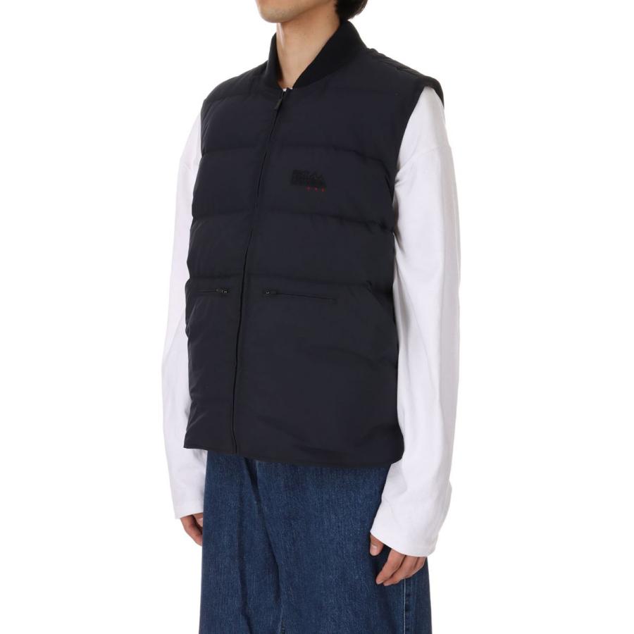 【P5倍】RIB DOWN VEST DICROS? MAURI -NAVY(F542007) [BP] First Down -Men-(ファースト・ダウン)First Down | FIRST DOWN | 01