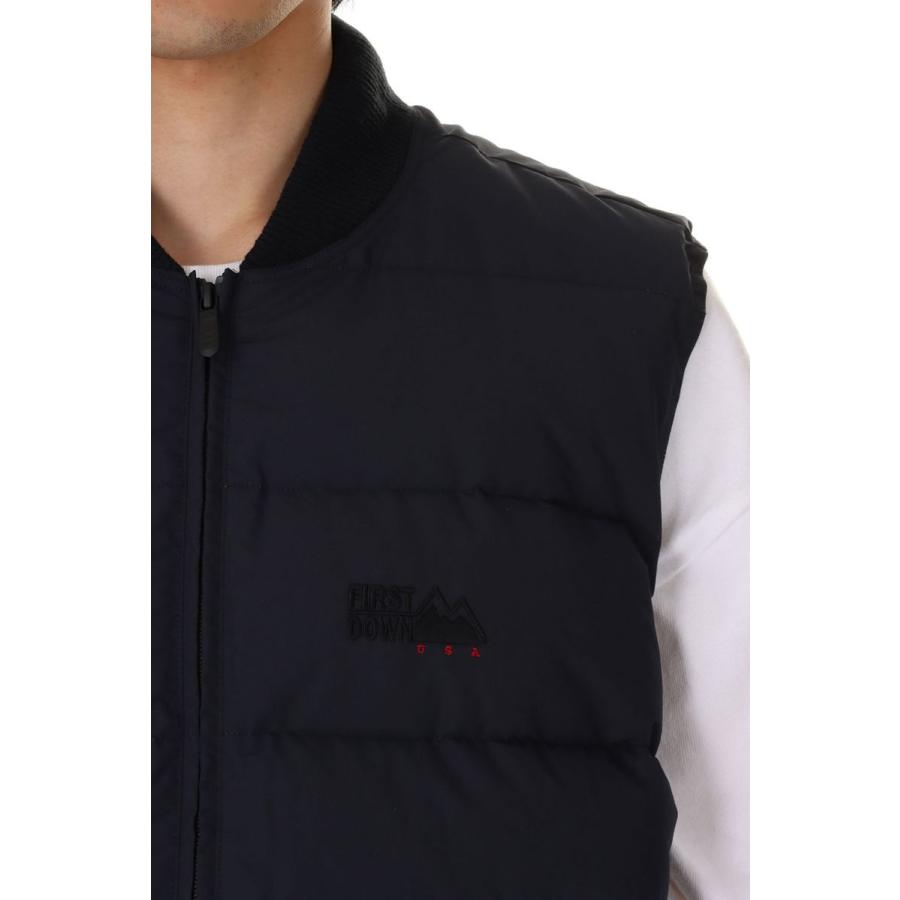 【P5倍】RIB DOWN VEST DICROS? MAURI -NAVY(F542007) [BP] First Down -Men-(ファースト・ダウン)First Down | FIRST DOWN | 04
