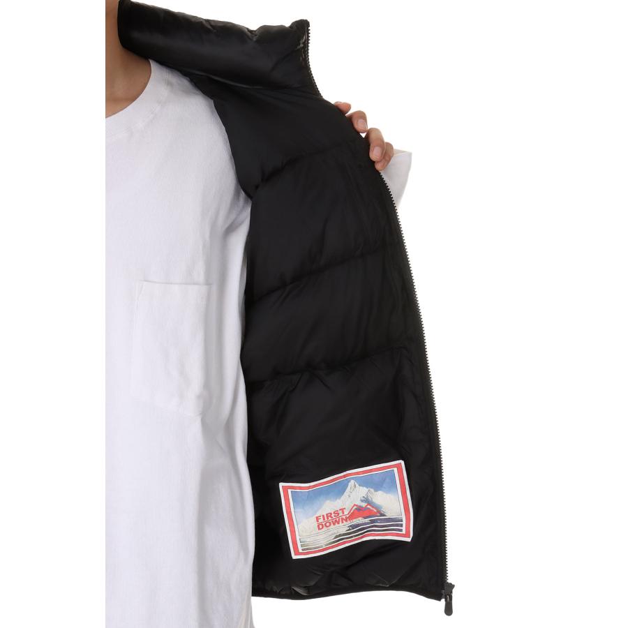 【P5倍 / SALE】DOWN VEST NYLON TAFFETA -BLACK(F542009) [BP] First Down -Men-(ファースト・ダウン)First Down | FIRST DOWN | 05