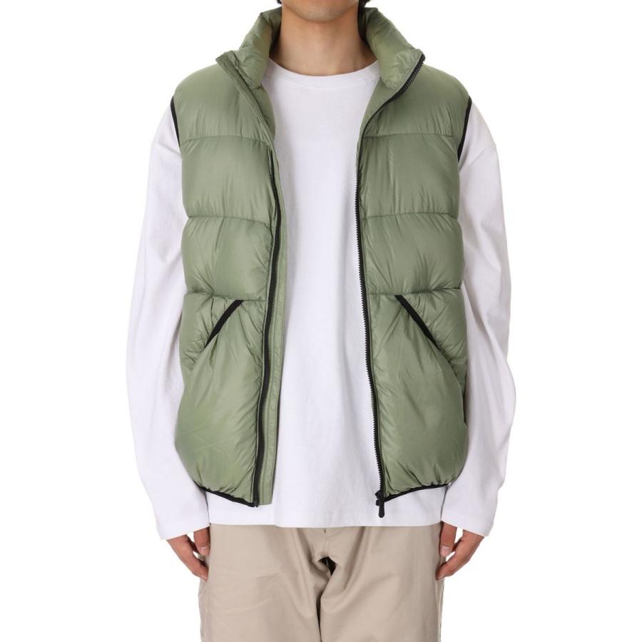 【P5倍】DOWN VEST NYLON TAFFETA -SAGE GREEN(F542009) [BP] First Down -Men-(ファースト・ダウン)First Down | FIRST DOWN | 03