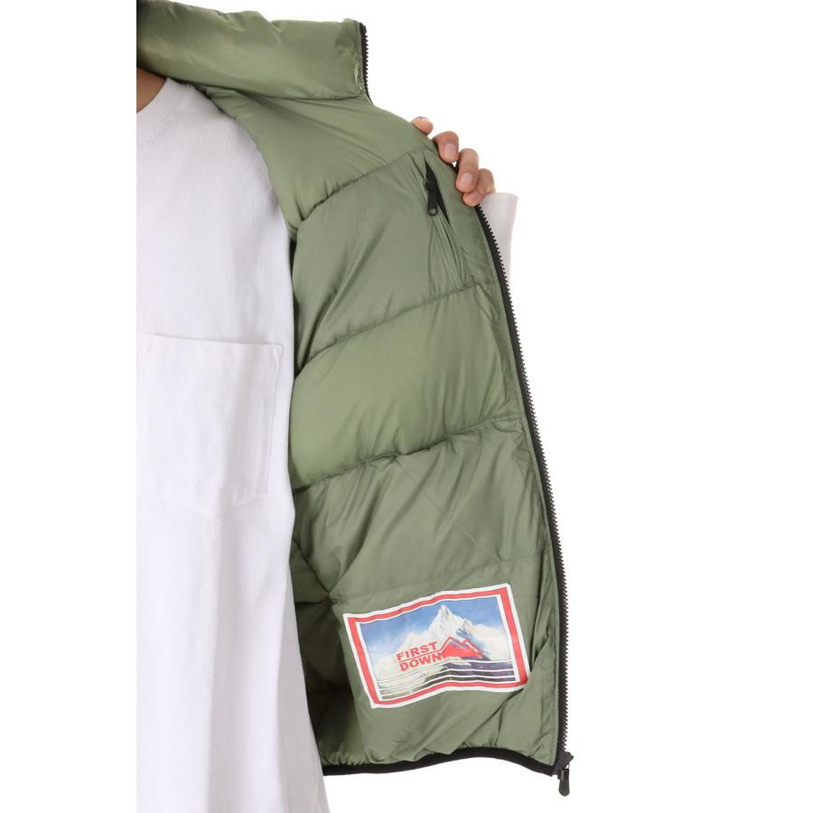 【P5倍】DOWN VEST NYLON TAFFETA -SAGE GREEN(F542009) [BP] First Down -Men-(ファースト・ダウン)First Down | FIRST DOWN | 05