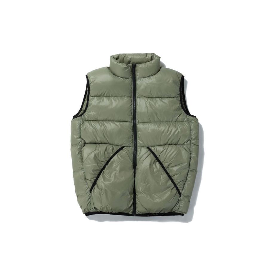 【P5倍】DOWN VEST NYLON TAFFETA -SAGE GREEN(F542009) [BP] First Down -Men-(ファースト・ダウン)First Down | FIRST DOWN | 07
