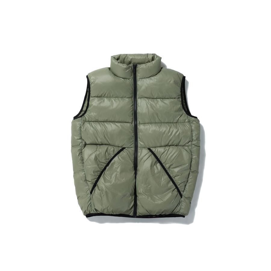 【P5倍】DOWN VEST NYLON TAFFETA -SAGE GREEN(F542009) [BP] First Down -Men-(ファースト・ダウン)First Down | FIRST DOWN | 07