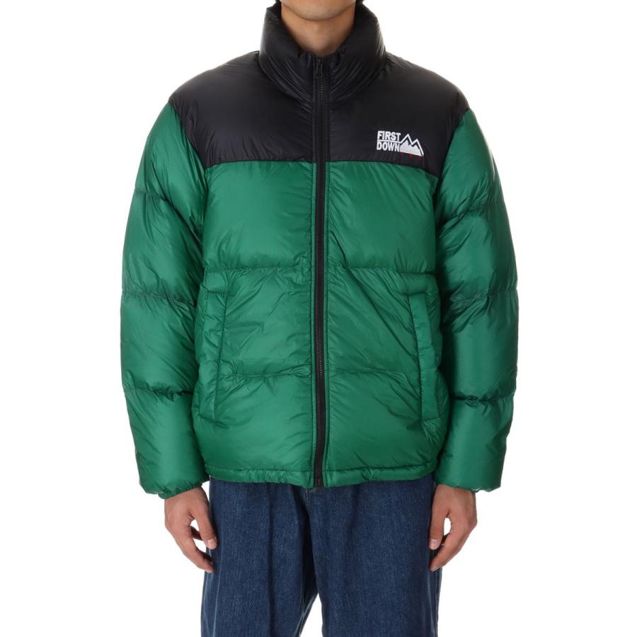 【P5倍】LIGHT BUBBLE DOWN JKT 10D NYLON TAFFETA -GREEN(F542014) [BP] First Down -Men-(ファースト・ダウン)First Down | FIRST DOWN | 01