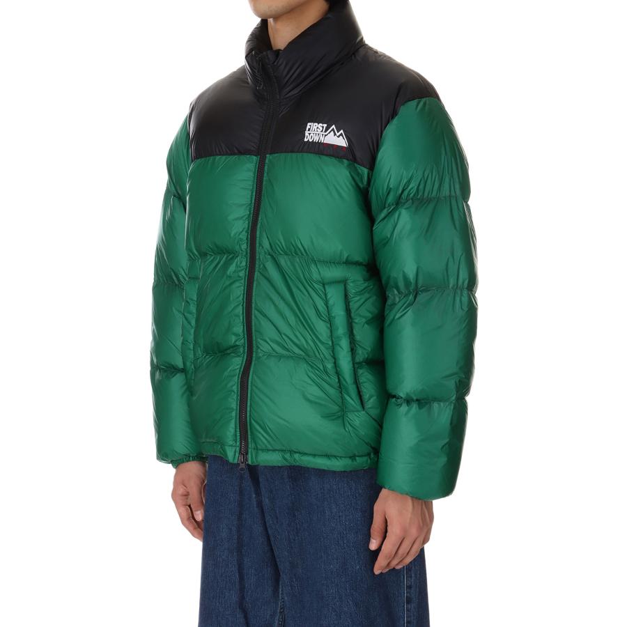 【P5倍 / SALE】LIGHT BUBBLE DOWN JKT 10D NYLON TAFFETA -GREEN(F542014) [BP] First Down -Men-(ファースト・ダウン)First Down | FIRST DOWN | 01