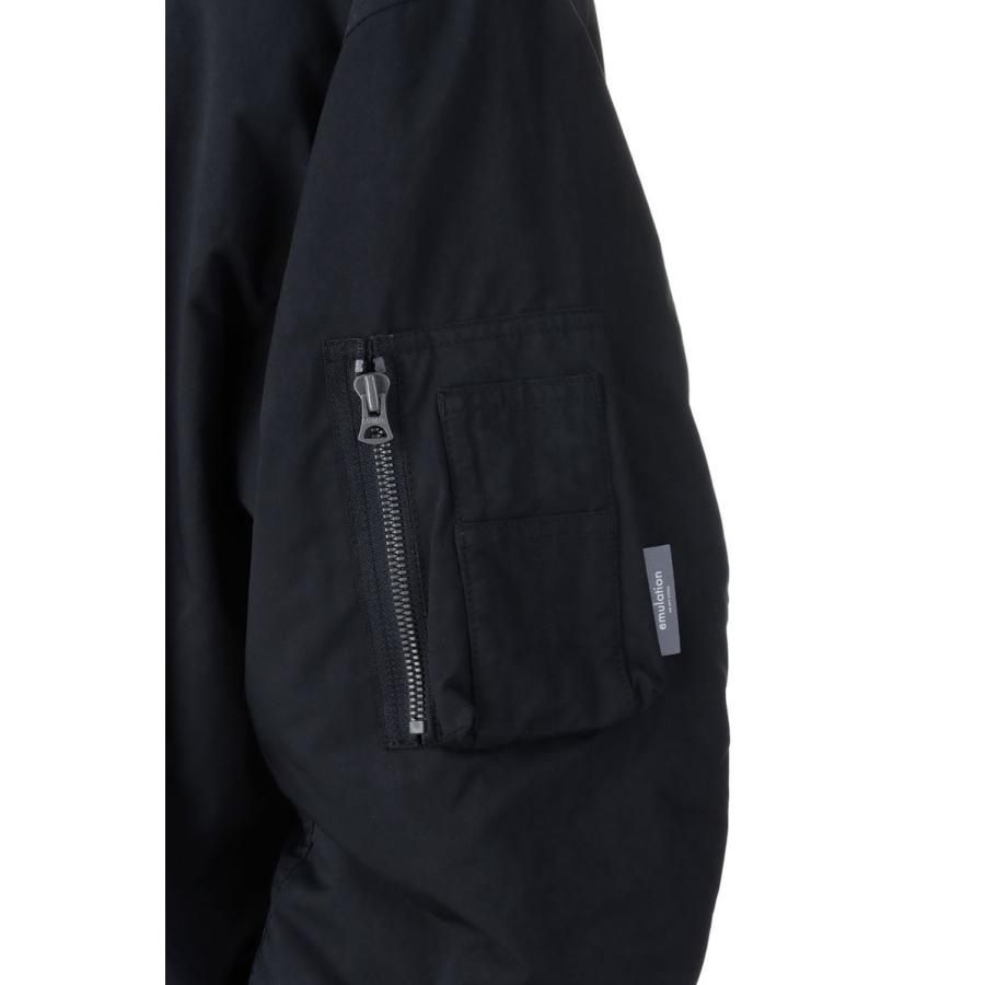 【P5倍 / SALE】Progress Flight Jacket - BLACK (EM23-10202) emulation(エミュレーション) |  | 05