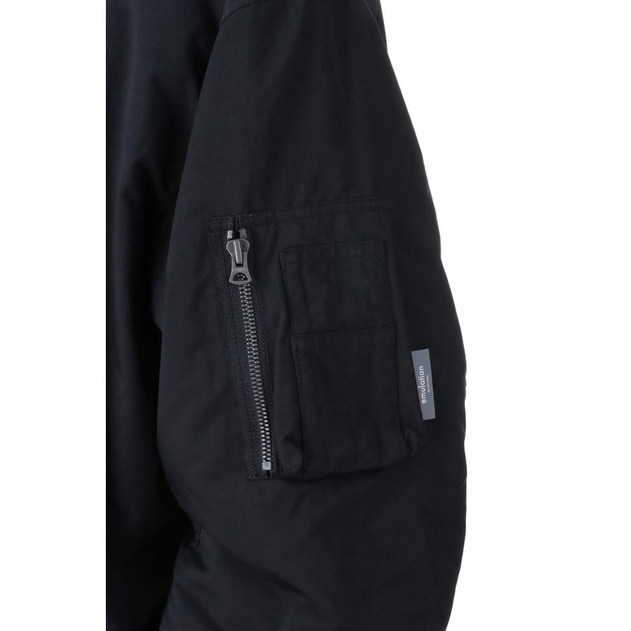 【P5倍 / SALE】Progress Flight Jacket - BLACK (EM23-10202) emulation(エミュレーション) |  | 05