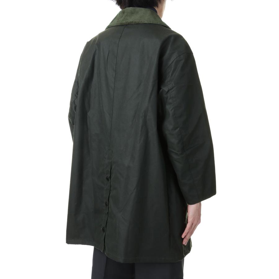 【P5倍 / SALE】DOUBLE BREASTED HALF COAT - SAGE (A3038FJM101) JOHN PARTRIDGE(ジョン パートリッジ) |  | 02