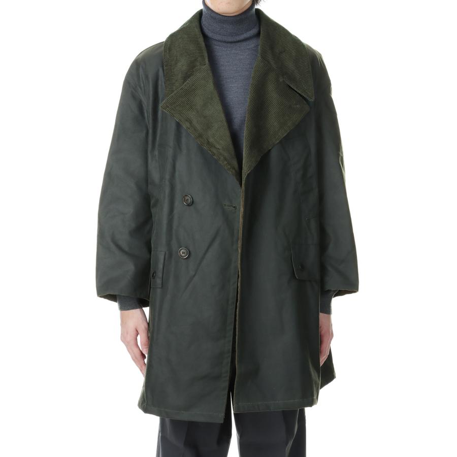 【P5倍 / SALE】DOUBLE BREASTED HALF COAT - SAGE (A3038FJM101) JOHN PARTRIDGE(ジョン パートリッジ) |  | 03