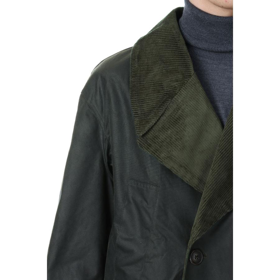 【P5倍 / SALE】DOUBLE BREASTED HALF COAT - SAGE (A3038FJM101) JOHN PARTRIDGE(ジョン パートリッジ) |  | 04