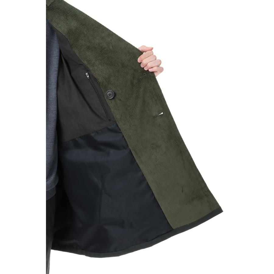 【P5倍 / SALE】DOUBLE BREASTED HALF COAT - SAGE (A3038FJM101) JOHN PARTRIDGE(ジョン パートリッジ) |  | 07