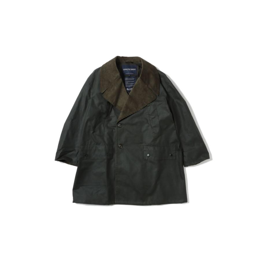 P5倍 / SALE】DOUBLE BREASTED HALF COAT - SAGE (A3038FJM101) JOHN