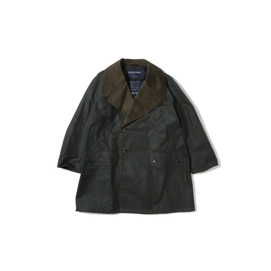 【P5倍 / SALE】DOUBLE BREASTED HALF COAT - SAGE (A3038FJM101) JOHN PARTRIDGE(ジョン パートリッジ) |  | 08