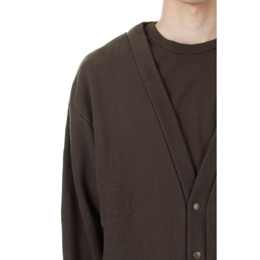 【P5倍 / SALE】THE CORE IDEAL SWEAT CARDIGAN(23AW-CORE-003)-BROWN- MAGIC STICK(マジックスティック) | MAGIC STICK | 03