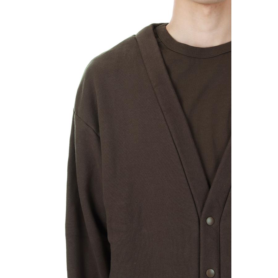 【P5倍 / SALE】THE CORE IDEAL SWEAT CARDIGAN(23AW-CORE-003)-BROWN- MAGIC STICK(マジックスティック) | MAGIC STICK | 03
