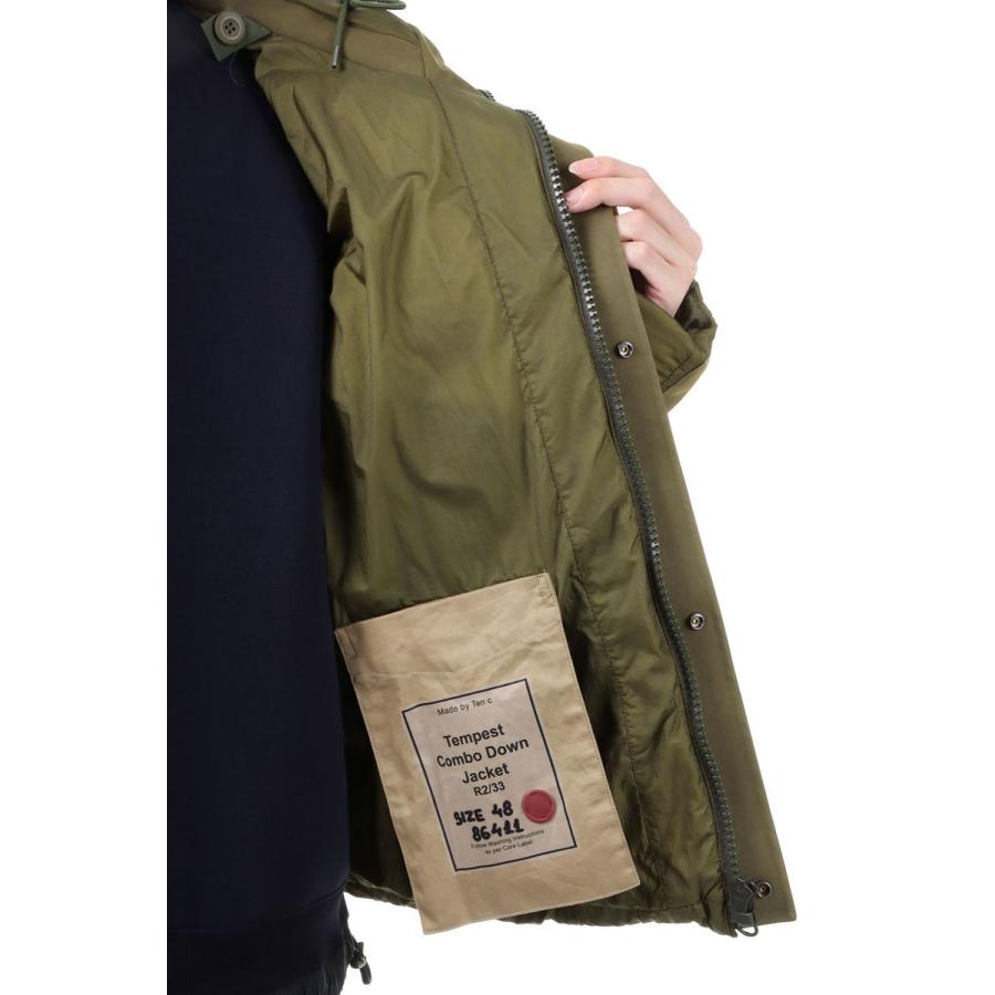 【P5倍 / SALE】Tenpest Combo Down jacket r22/3(TC-A23-0000-105)-OLIVE- Ten c(テンシー) |  | 07