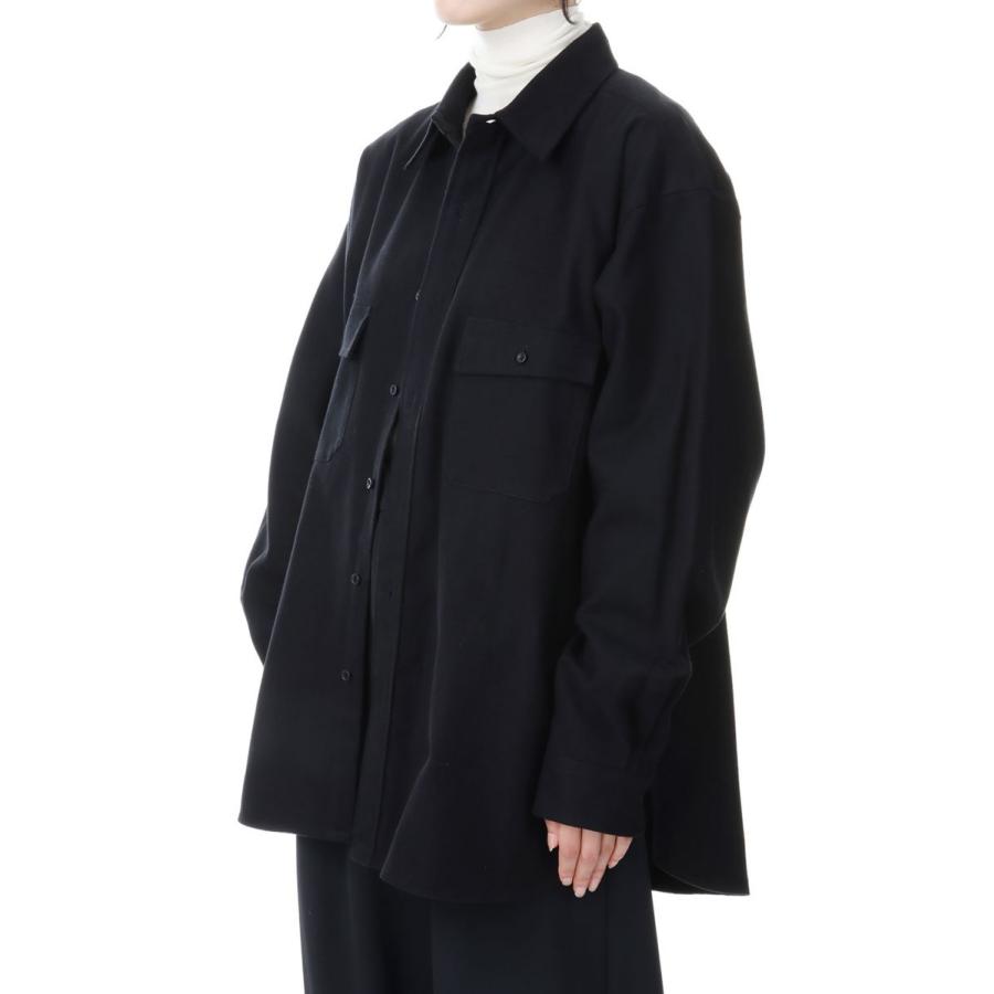 【P5倍 / SALE】SHIRTS JACKET -BLACK(23AMSBL03) Shinzone(シンゾーン) | Shinzone | 01