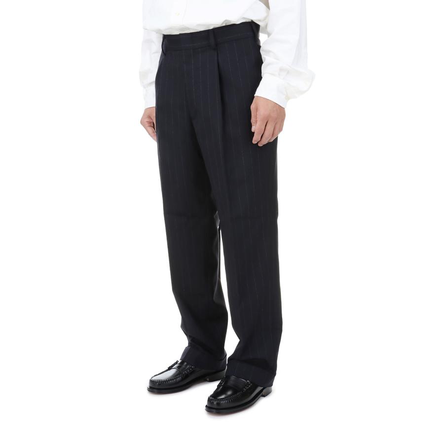 【P5倍 / SALE】1TUCK PIPED PT - NAVY ST (PP OA SA 0060) J.PRESS(ジェイ プレス) |  | 01