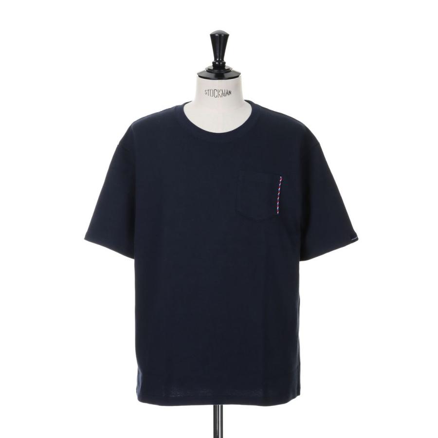 Tricolore Pocket T-shirt / Navy(2311115)* Applebum(アップルバム) | APPLEBUM