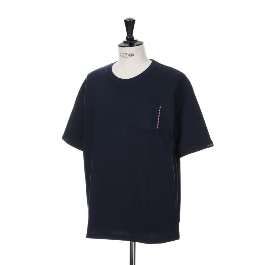 Tricolore Pocket T-shirt / Navy(2311115)* Applebum(アップルバム) | APPLEBUM | 01
