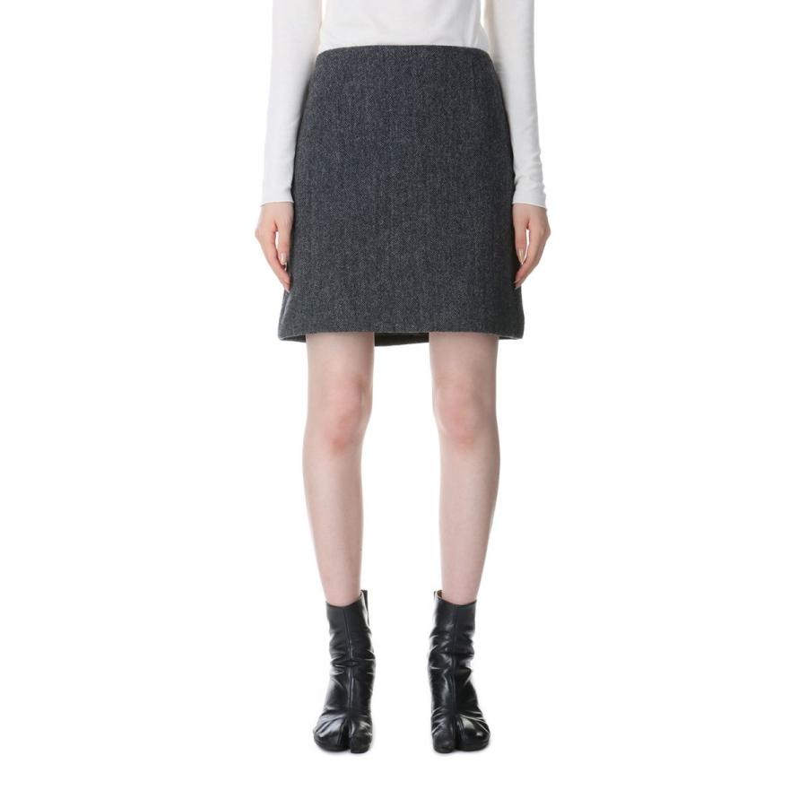 【SALE】HERRINGBONE MINI SK -CHARCOAL GRAY(23AMSSK02) Shinzone(シンゾーン) | Shinzone | 01