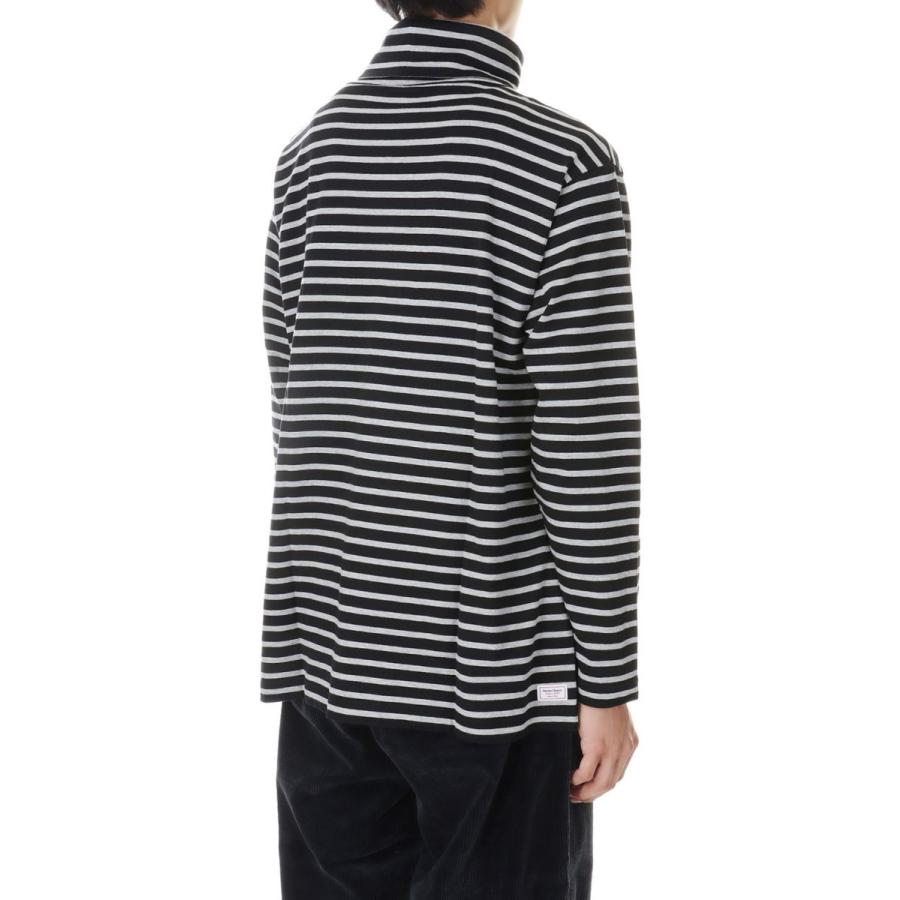 BEATNIK BORDER TURTLENECK / BLACK (PC-006-2480) Porter Classic(ポータークラシック) | PORTER CLASSIC | 02