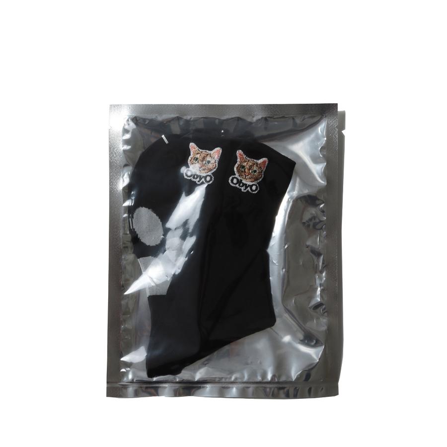 【P5倍 / SALE】emblem socks / BLACK：NICO(oo23aw-04) 77circa -Women-(ナナナナサーカ) | 77circa