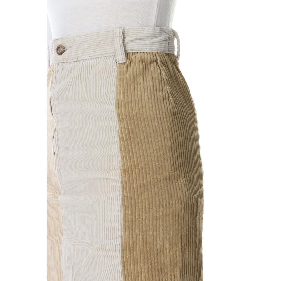 【P5倍 / SALE】circa make cross cutback corduroy wide skirt 26/90size - BROWN GROUP(cc23aw-39) 77circa -Women-(ナナナナサーカ) | 77circa | 03
