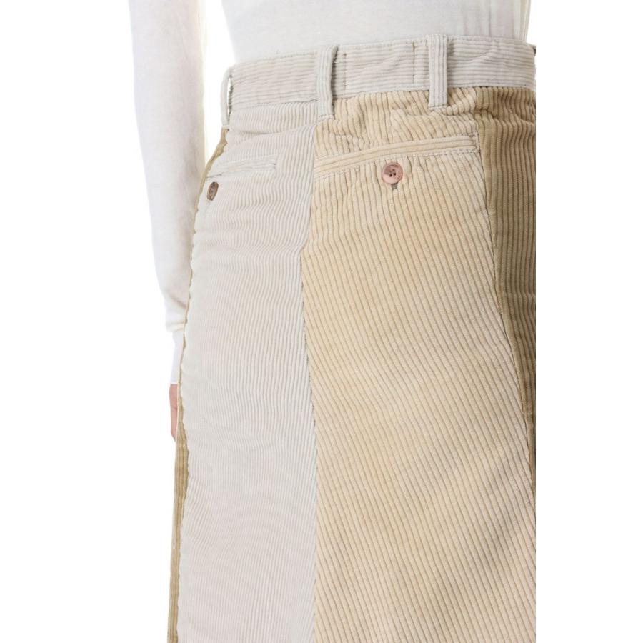 【P5倍 / SALE】circa make cross cutback corduroy wide skirt 26/90size - BROWN GROUP(cc23aw-39) 77circa -Women-(ナナナナサーカ) | 77circa | 04