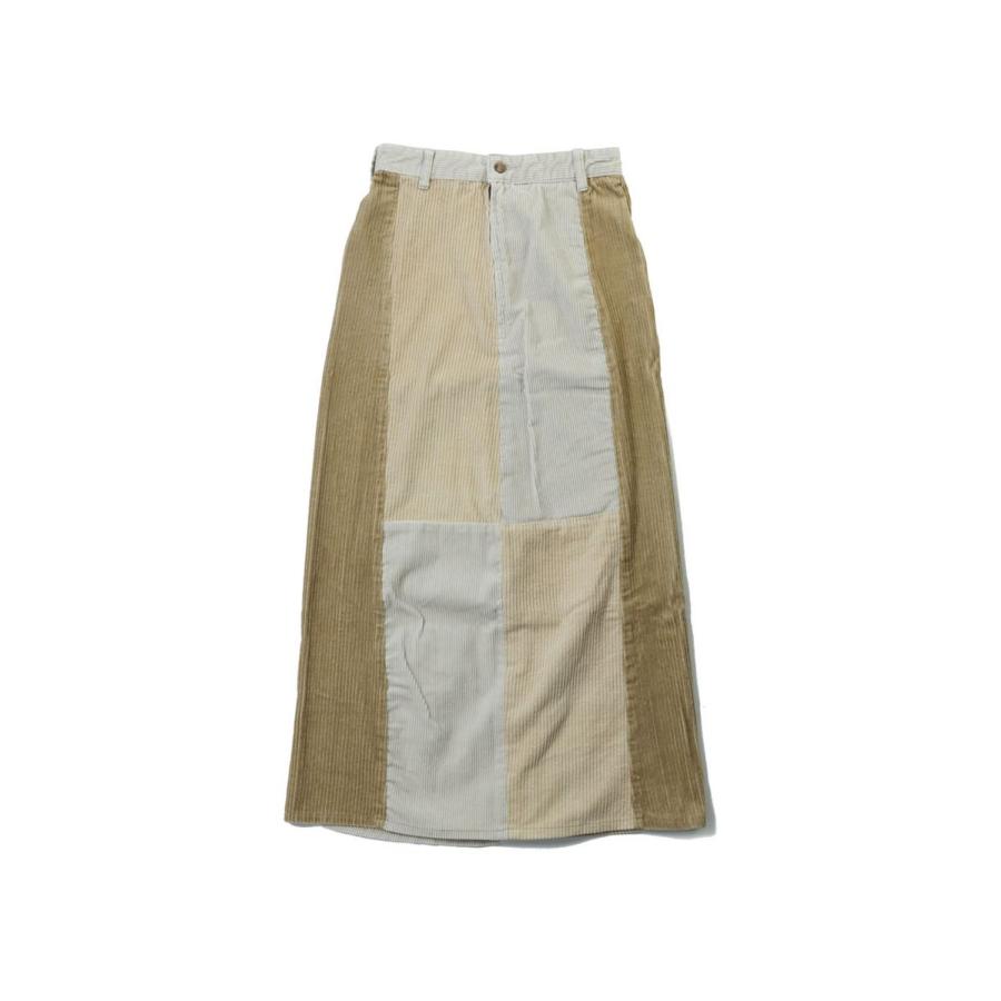 【P5倍 / SALE】circa make cross cutback corduroy wide skirt 26/90size - BROWN GROUP(cc23aw-39) 77circa -Women-(ナナナナサーカ) | 77circa | 05