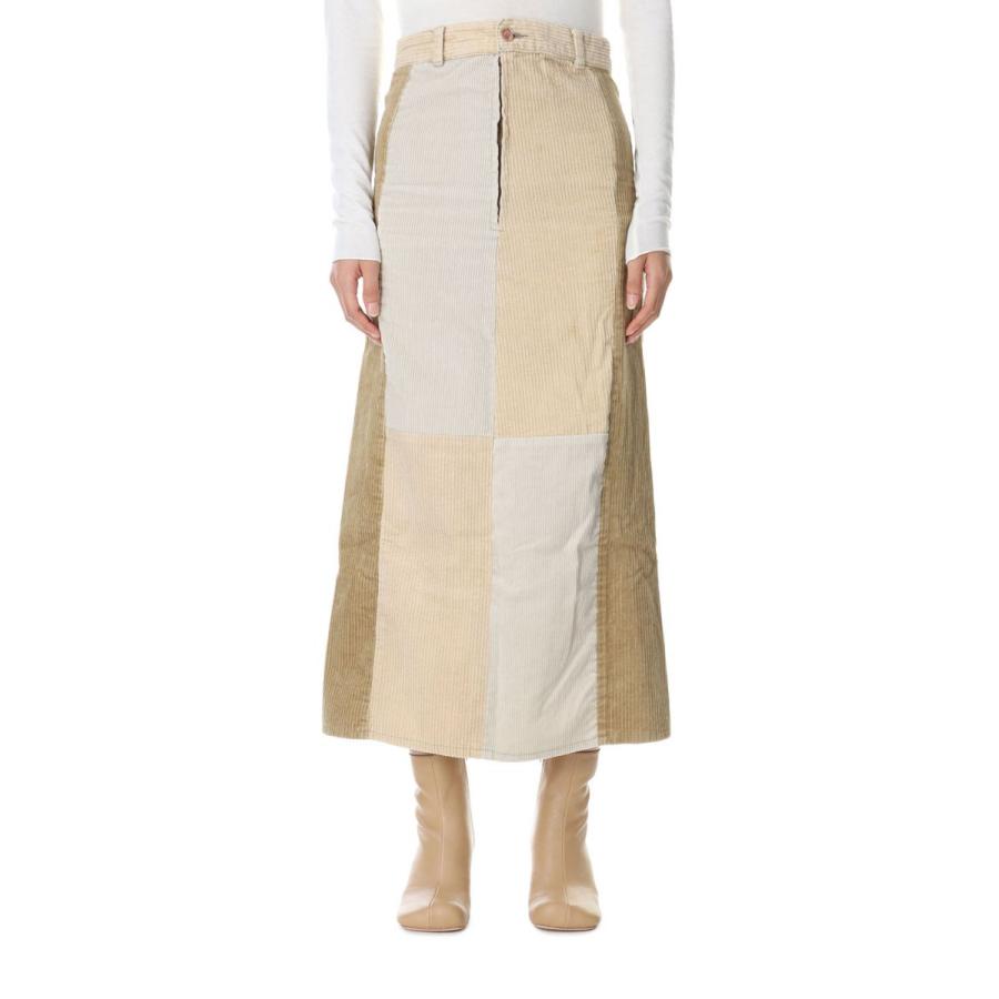 【P5倍 / SALE】circa make cross cutback corduroy wide skirt 28/90size - BROWN GROUP(cc23aw-39) 77circa -Women-(ナナナナサーカ) | 77circa