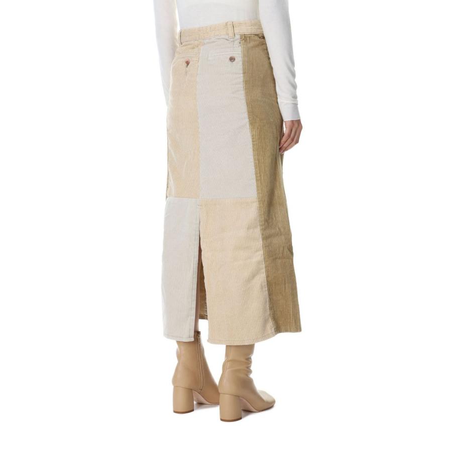 【P5倍 / SALE】circa make cross cutback corduroy wide skirt 28/90size - BROWN GROUP(cc23aw-39) 77circa -Women-(ナナナナサーカ) | 77circa | 02