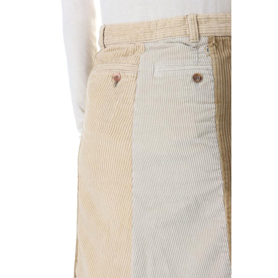 【P5倍 / SALE】circa make cross cutback corduroy wide skirt 28/90size - BROWN GROUP(cc23aw-39) 77circa -Women-(ナナナナサーカ) | 77circa | 04