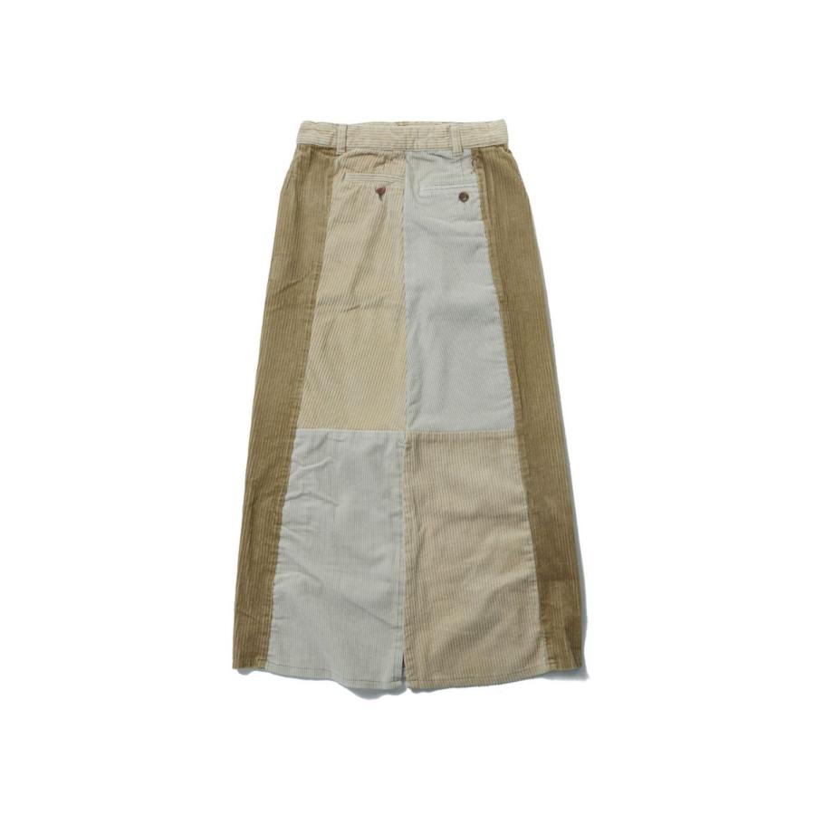 【P5倍 / SALE】circa make cross cutback corduroy wide skirt 28/90size - BROWN GROUP(cc23aw-39) 77circa -Women-(ナナナナサーカ) | 77circa | 06