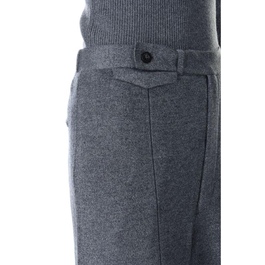 【P5倍 / SALE】Lame Knit Pants-SILVER(23AW-10-N) Jun Mikami(ジュンミカミ) | JUN MIKAMI | 03