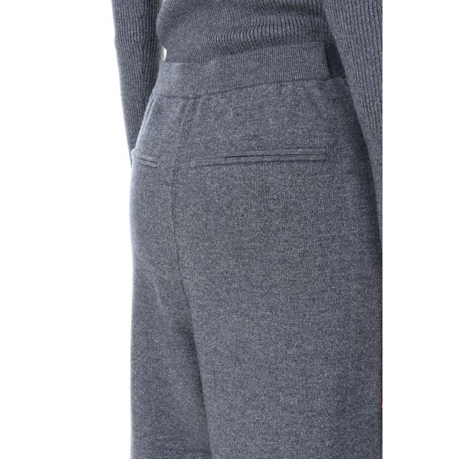 【P5倍 / SALE】Lame Knit Pants-SILVER(23AW-10-N) Jun Mikami(ジュンミカミ) | JUN MIKAMI | 04