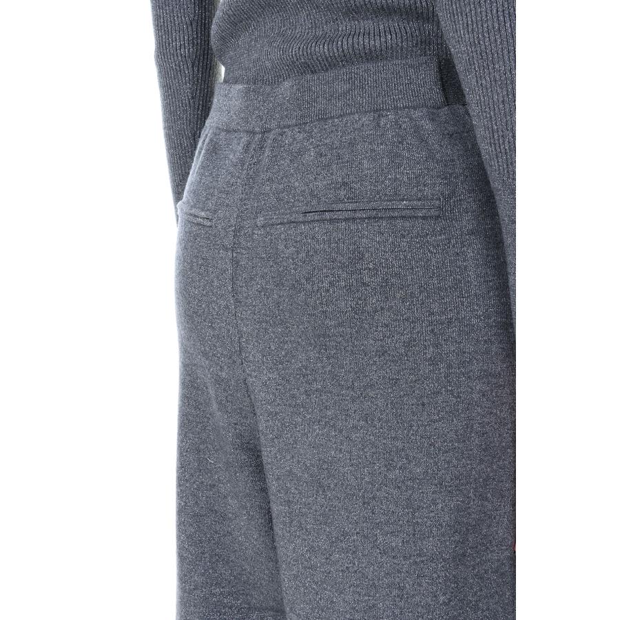 【P5倍 / SALE】Lame Knit Pants-SILVER(23AW-10-N) Jun Mikami(ジュンミカミ) | JUN MIKAMI | 04