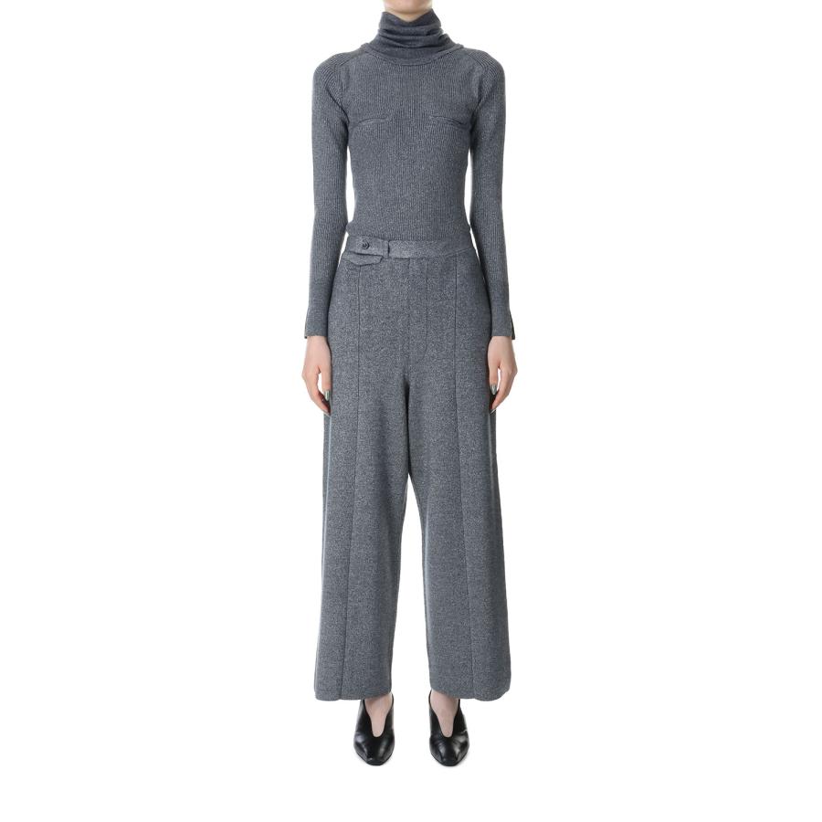 【P5倍 / SALE】Lame Knit Pants-SILVER(23AW-10-N) Jun Mikami(ジュンミカミ) | JUN MIKAMI | 05