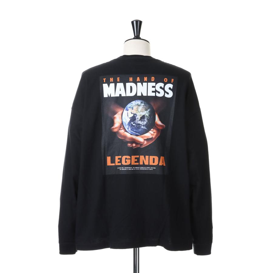 THE HAND OF MADNESS Long-Sleeve T-Shirt -BLACK(LEC1136) LEGENDA(レジェンダ) | LEGENDA