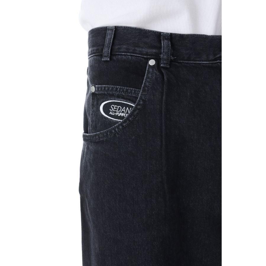 SALE】Oval Logo Denim Pant - BLACK (SD23F-PT07) SEDAN ALL PURPOSE