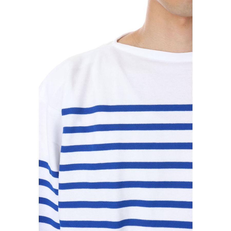 【P5倍 / SALE】WIDE BODY BOAT NECK L/S P.O. - WHITE×BLEU (6130) ORCIVAL - Men -(オーシバル) | ORCIVAL | 03