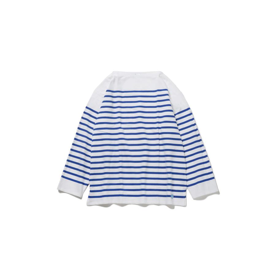 【P5倍 / SALE】WIDE BODY BOAT NECK L/S P.O. - WHITE×BLEU (6130) ORCIVAL - Men -(オーシバル) | ORCIVAL | 07